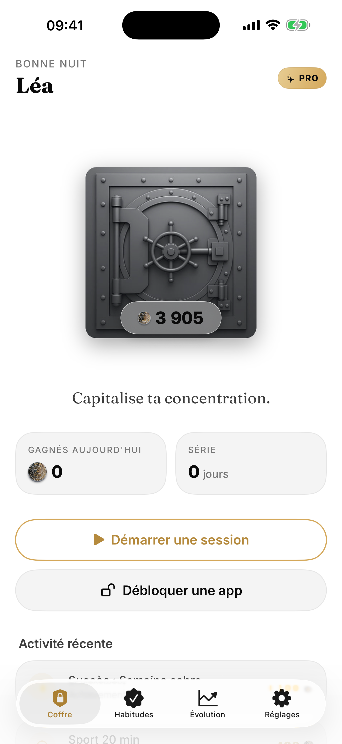Le coffre Zenith